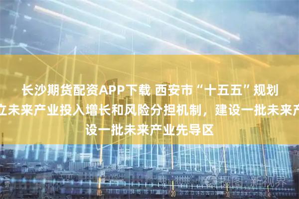 长沙期货配资APP下载 西安市“十五五”规划建议：建立未来产业投入增长和风险分担机制，建设一批未来产业先导区