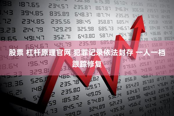 股票 杠杆原理官网 犯罪记录依法封存 一人一档跟踪修复